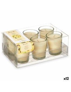 Ensemble de Bougies Parfumées Acorde 48-C-AR Vanille Verre (12 Unités)