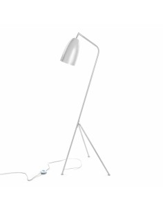 Lampadaire Versa Blanc Métal (50 x 148 x 57 cm)