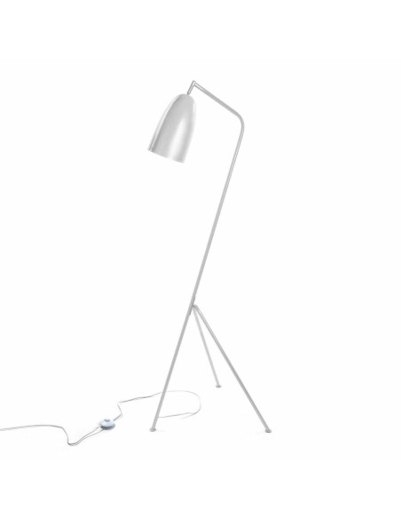 Lampadaire Versa Blanc Métal (50 x 148 x 57 cm)