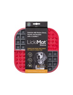 Mangeoire pour chiens Lickimat polypropylène TPR Rouge 2