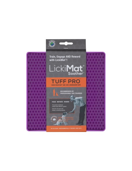 Mangeoire pour chiens Lickimat Violet polypropylène TPR
