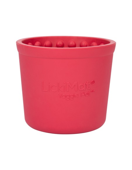 Mangeoire pour chiens Lickimat Rose Caoutchouc