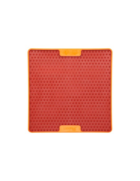 Mangeoire pour chiens Lickimat Orange polypropylène TPR