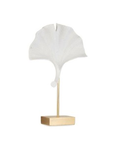 Figurine Décorative Fleur Blanc Polyrésine (8 x 37 x 24,5 cm)