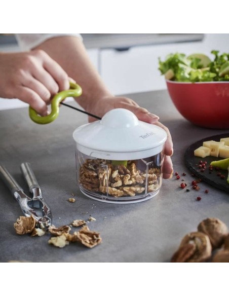 Mini-Hachoir Manuel avec Cordon Tefal Blanc Acier inoxydable Plastique 30 W 500 ml