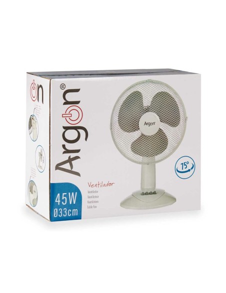 Ventilateur de Bureau Argon FT-26A Blanc 45 W 27 x 51 x 33,5 cm