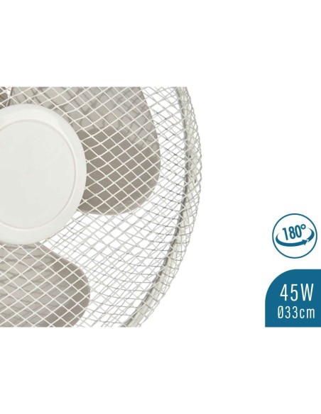 Ventilateur de Bureau Argon FT-26A Blanc 45 W 27 x 51 x 33,5 cm