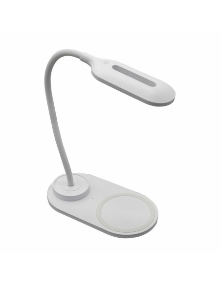 Lampe LED avec chargeur sans fil pour Smartphones Denver Electronics LQI-55 Blanc 5 W