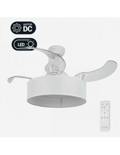 Ventilateur de Plafond Universal Blue JALOQUE WFW Ø 104 cm Blanc 65 W