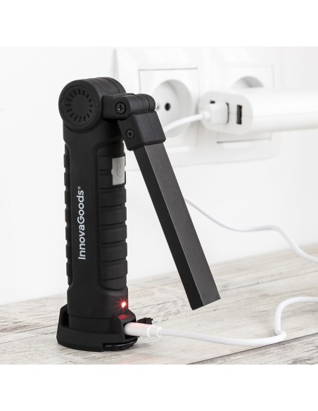 Lampe de Poche LED Rechargeable Magnétique 5 en 1 Litooler InnovaGoods