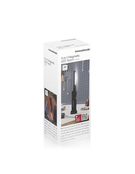 Lampe de Poche LED Rechargeable Magnétique 5 en 1 Litooler InnovaGoods
