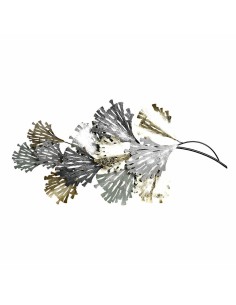 Décoration murale DKD Home Decor Gris Doré Métal (65 x 10 x 134.6 cm)