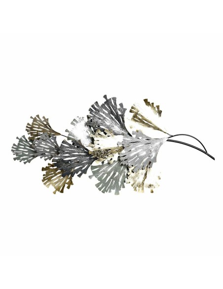Décoration murale DKD Home Decor Gris Doré Métal (65 x 10 x 134.6 cm)