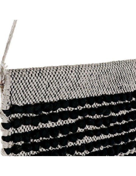 Décoration Suspendue DKD Home Decor Beige Gris Gris foncé Frange Boho 45 x 1 x 61 cm (2 Unités)
