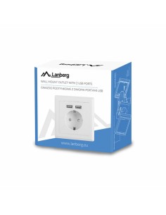 Fiche secteur Lanberg AC-WS01-USB2-F