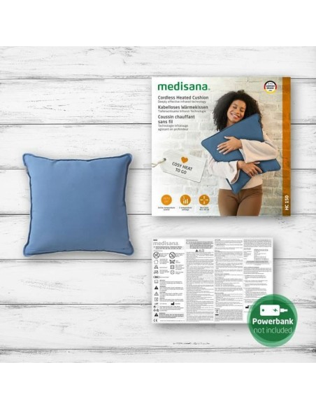 Coussin Électrique Multifonction Medisana HC 150 10 W Bleu