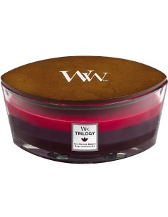 Bougie Parfumée Woodwick Trilogy Ellipse Sun Ripened Berries