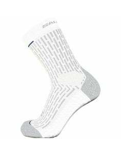 Chaussettes de Sport Salomon Ultra Glide Crew Blanc