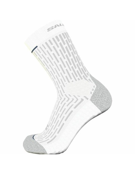 Chaussettes de Sport Salomon Ultra Glide Crew Blanc