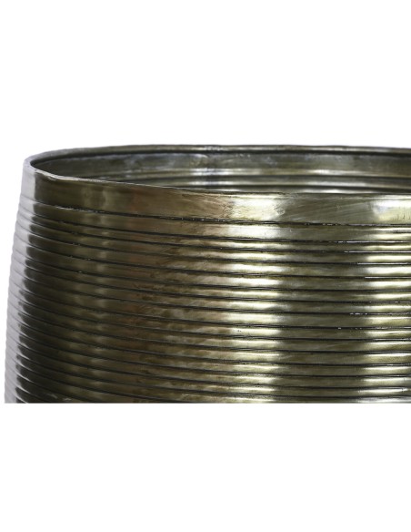 Cache-pot Home ESPRIT Cuivre Aluminium Moderne 50 x 50 x 89 cm 51,5 x 51,5 x 91 cm (5 Unités)