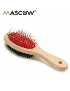 Brosse pour Chiens Mascow AR1807082 Marron Noir Rouge 7 x 22,5 x 5 cm (12 Unités) 2
