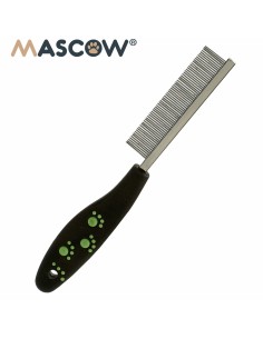 Brosse à Cheveux Mascow 27793 Noir Rouge Vert Polyester Acier 4 x 20,5 x 1,5 cm 12 Unités 2