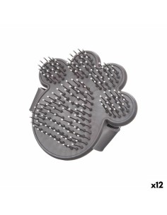 Brosse pour Chiens Mascow 336 Gris 10,5 x 10 x 3 cm (12 Unités)