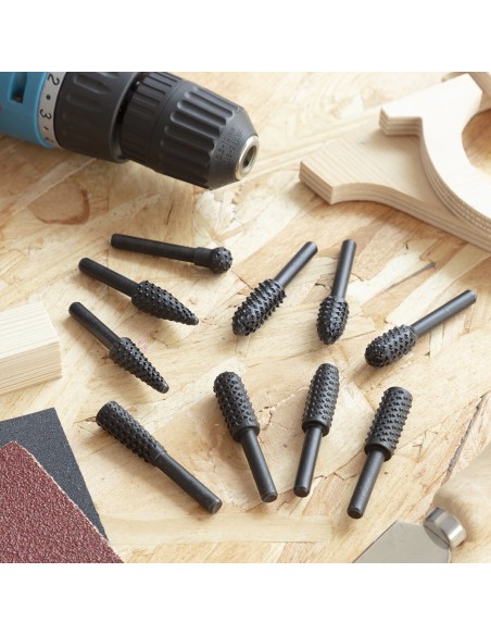 Kit de Perceuses de Fraisage pour le Forage Driwills InnovaGoods 10 Unités