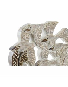 Figurine Décorative DKD Home Decor Beige Fer Oiseaux (38 x 11,5 x 54 cm) 2