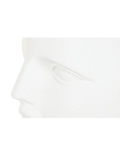 Cache-pot Home ESPRIT Blanc Magnésium Moderne Visage 49 x 49 x 50 cm 2
