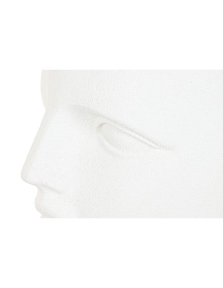 Cache-pot Home ESPRIT Blanc Magnésium Moderne Visage 49 x 49 x 50 cm