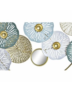 Figurine Décorative DKD Home Decor Miroir Doré Métal (44 x 8 x 46 cm) 2