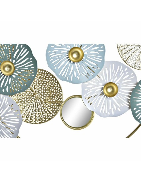Figurine Décorative DKD Home Decor Miroir Doré Métal (44 x 8 x 46 cm)