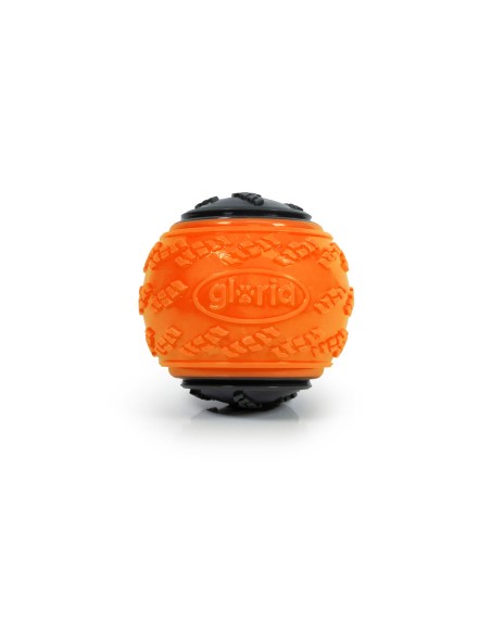 Boule pour animaux de compagnie Gloria PLAY AND RUN Orange TPR L 8,89 cm