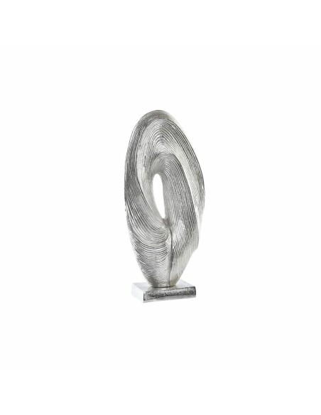 Figurine Décorative DKD Home Decor 20 x 9 x 44 cm Abstrait Argenté Moderne