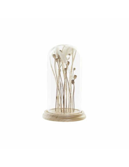 Figurine Décorative DKD Home Decor 15 x 15 x 26 cm Marron Fleurs
