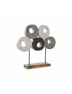 Figurine Décorative DKD Home Decor Multicouleur Fer Cercles (49 x 10 x 47 cm)