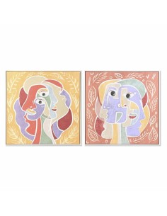Cadre DKD Home Decor 83 x 4 x 83 cm Abstrait Urbaine (2 Unités)