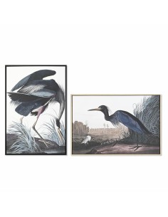 Cadre DKD Home Decor 63 x 4 x 93 cm Oiseau Oriental (2 Unités)