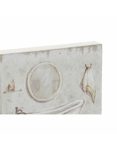 Cadre DKD Home Decor Salles de bains (2 Unités) (20 x 3 x 20 cm)