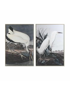 Cadre DKD Home Decor 83 x 4 x 123 cm Oiseau Oriental (2 Unités)