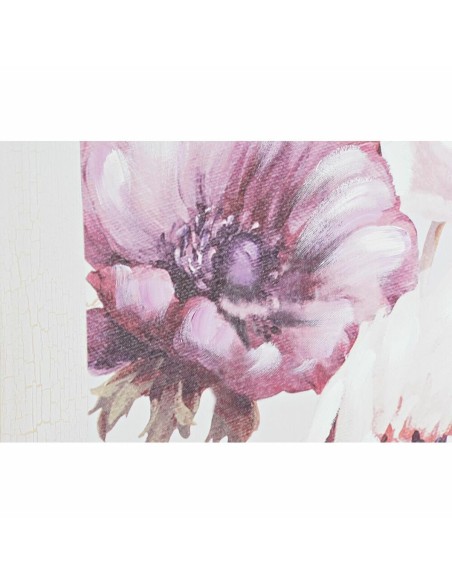 Cadre DKD Home Decor Roses Romantique 70 x 3 x 70 cm (2 Unités)