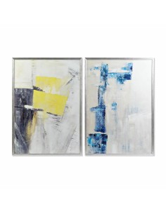 Cadre DKD Home Decor Abstrait 70 x 3 x 100 cm Urbaine (2 Unités)