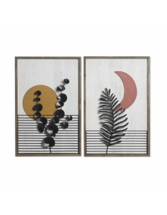 Cadre DKD Home Decor 51 x 3 x 76,5 cm Lune Scandinave (2 Unités)