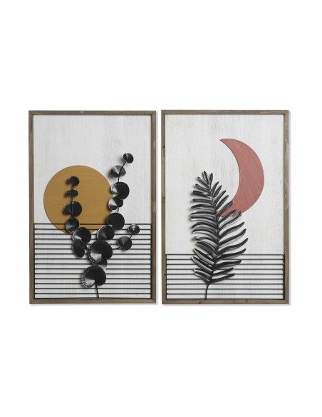Cadre DKD Home Decor 51 x 3 x 76,5 cm Lune Scandinave (2 Unités)