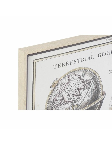 Cadre DKD Home Decor Mappemonde (95 x 3 x 65 cm)