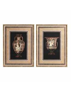 Cadre DKD Home Decor 53 x 3 x 73 cm Vase Néoclassique (2 Unités)