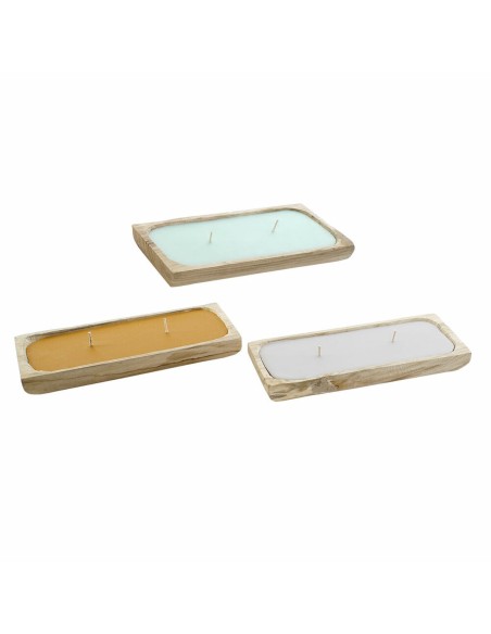 Bougie DKD Home Decor (35 x 15 x 5 cm) (3 pcs)