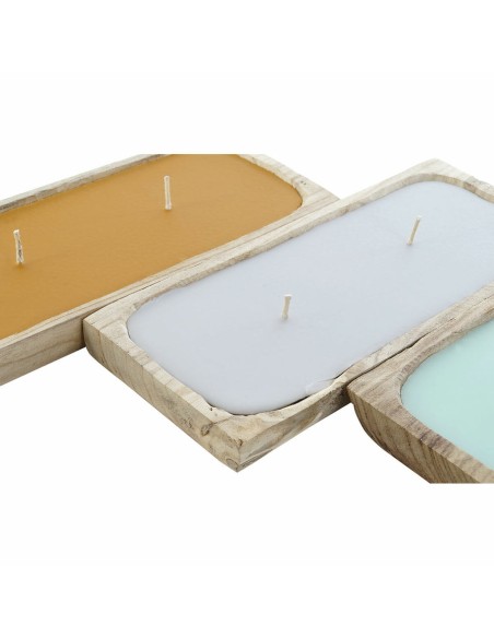 Bougie DKD Home Decor (35 x 15 x 5 cm) (3 pcs)