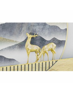 Jeu de 3 tableaux DKD Home Decor Montagne Moderne (200 x 3 x 70 cm) 2